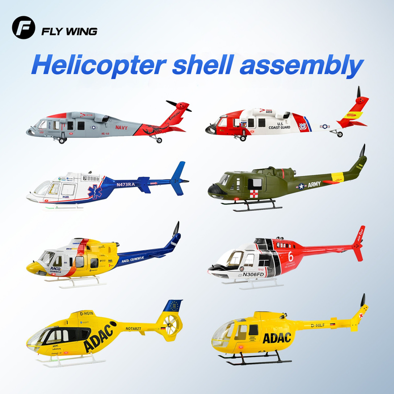 Rc Helicopter Large - Elicottero RC FLYWING Classe 470 Black