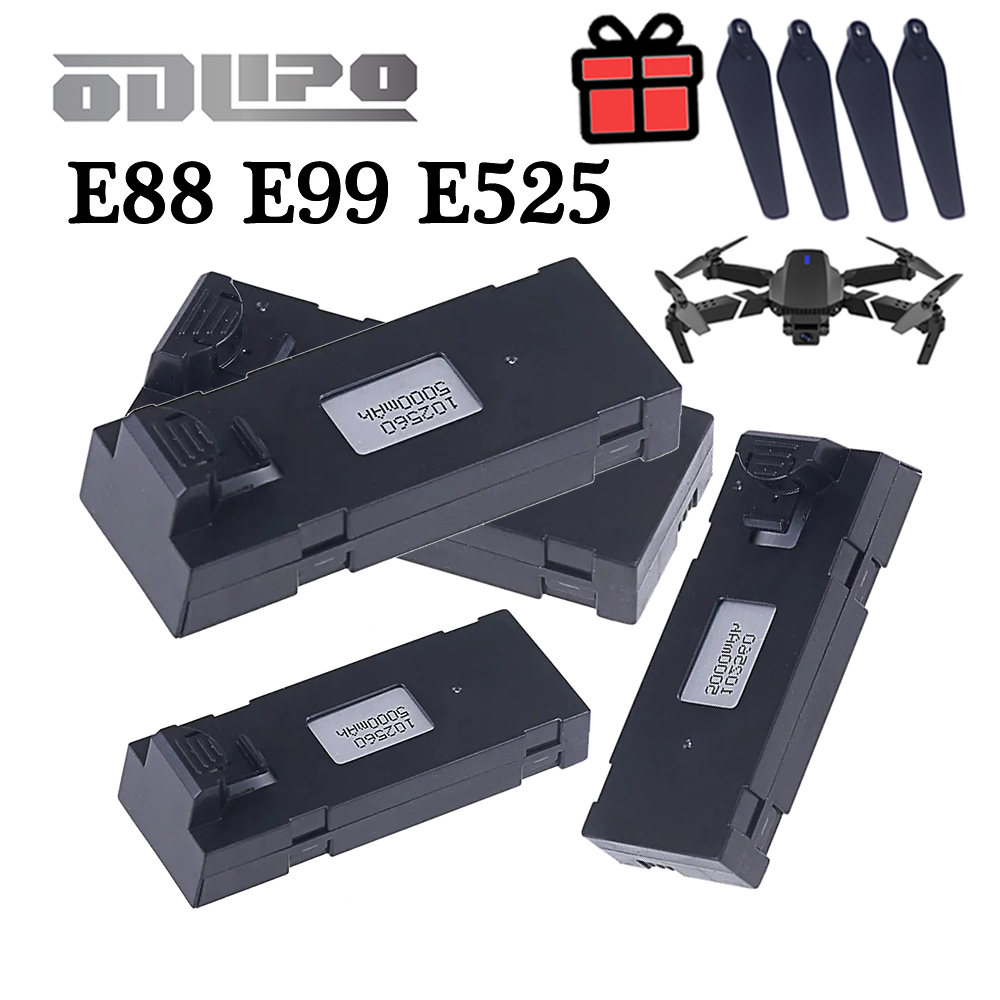 Eachine Drone E58 - E88 3.7V 5000mAh LiPo Batteria Drone